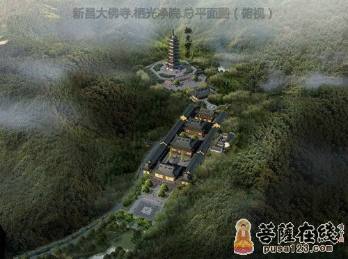 寺院全景