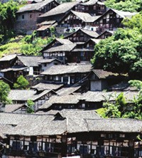 四川古蔺太平古鎮：美麗的紅色街道