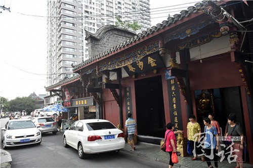 藏身成都鬧市的百年古廟“金沙庵”