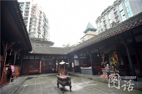 藏身成都鬧市的百年古廟“金沙庵”