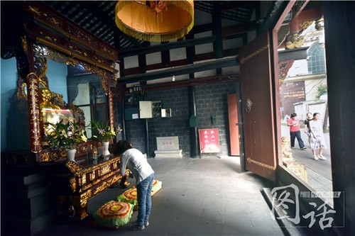 藏身成都鬧市的百年古廟“金沙庵”