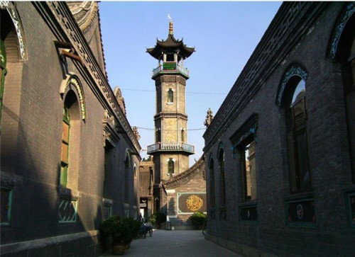 呼和浩特清真大寺古建築優美完整