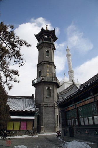 呼和浩特清真大寺古建築優美完整