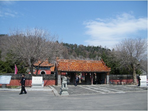 赫圖阿拉老城遺址的古建築