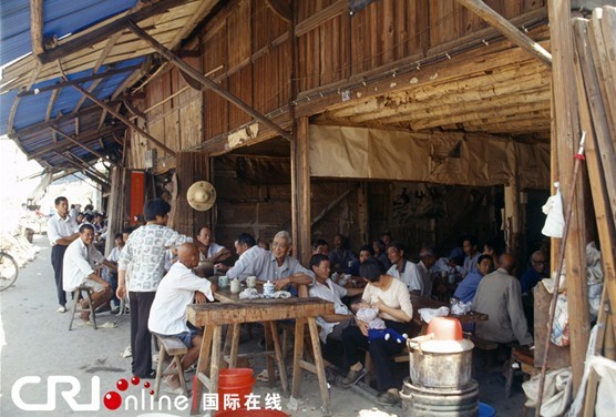 諸葛村中的老茶館