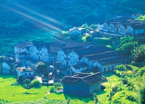 梅縣雁南飛茶田度假村橋溪村民居