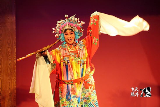 地方戲在這裡依然有很多人喜愛