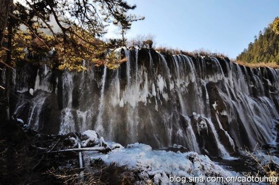 九寨溝：冰瀑，冰雪南國 