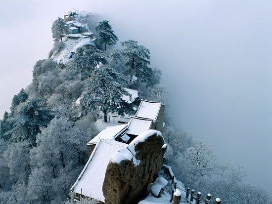 黃山：雲海雪景