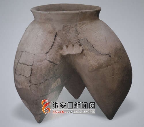 袋足繩紋鬲