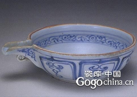 元青花束蓮紋匜