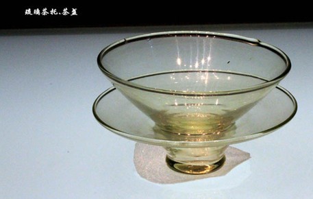 琉璃茶托、茶盞