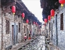 “雨雪天出門不濕鞋，辦酒五十桌不出村”的古商業街