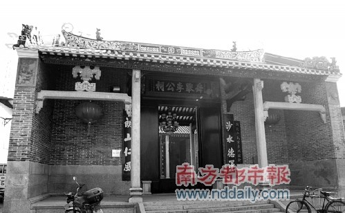 島上祠堂眾多