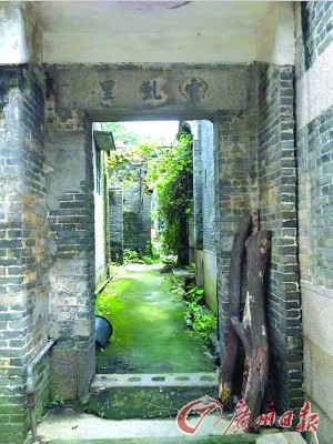 良溪村古老的裡弄