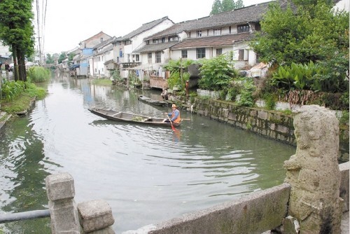 如今的杭州西興古鎮，已不見昔日繁華