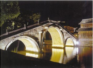 位於浙江省桐鄉市的高勝橋，玲珑有致，自然妩媚