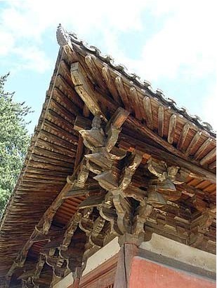 五台山佛光寺大殿建築細部結構