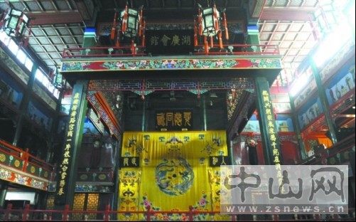 北京湖廣會館的戲樓至今仍時常舉行演出活動