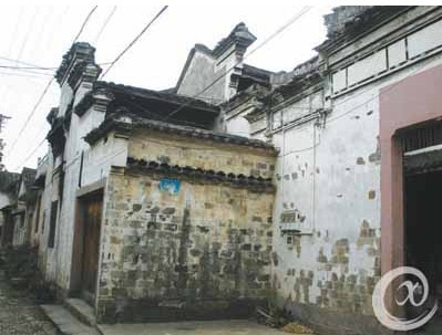梅渚旗桿台門