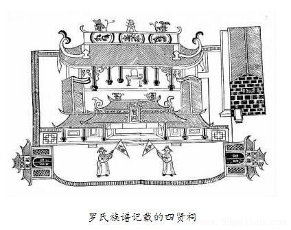 閩學文化長廊中規劃了列西四賢祠 古建之精品