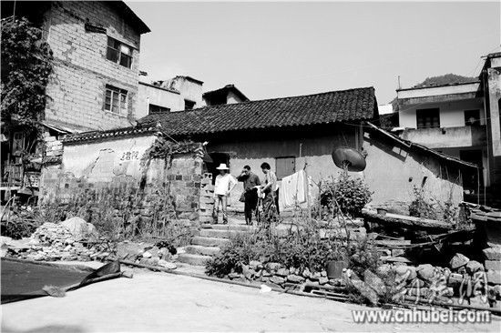 陳明清老屋原貌，如今已煥然一新。