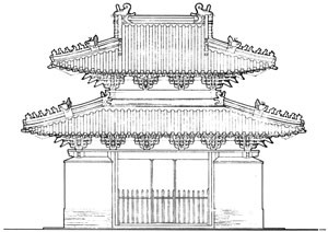 北京 金陵碑亭 古建築