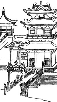 北京 金陵碑亭 古建築