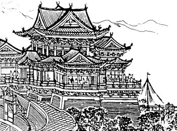北京 金陵碑亭 古建築
