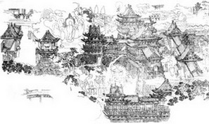 北京 金陵碑亭 古建築