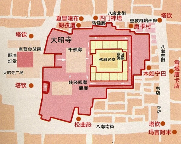 西藏 八廓街