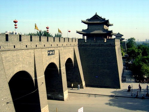 古代 城垣 建築 西安 城牆 建築中國網