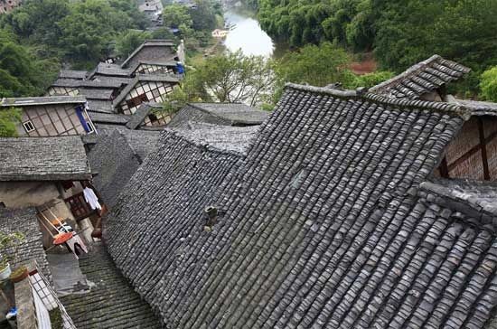 俯瞰中山鎮