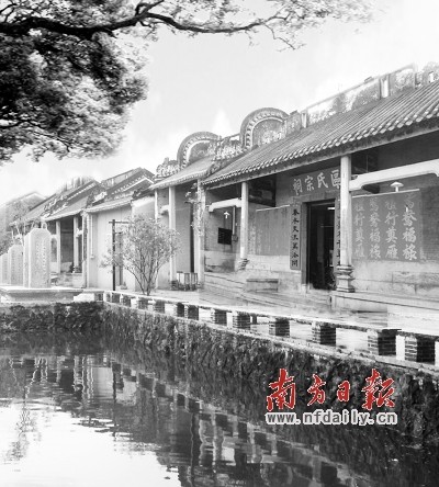廣東最美古村—西樵鎮松塘村。