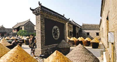 圖為古鎮醬園一瞥。