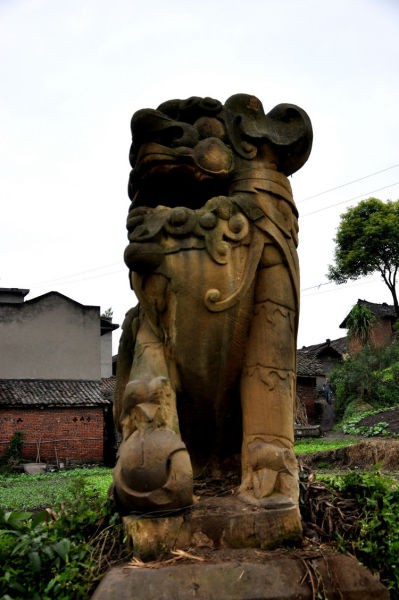 古鎮石獅