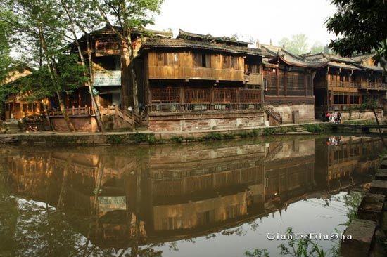 茅溪河、白馬河二水環繞的交匯處