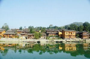 酉陽後溪鎮長潭村扶貧旅游發展新貌長潭村供圖