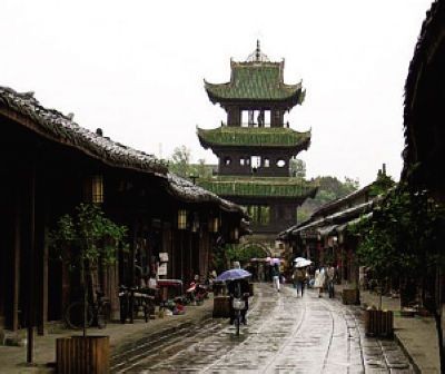 阆中古鎮風景