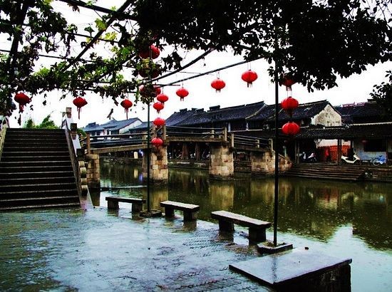 雨中的景色