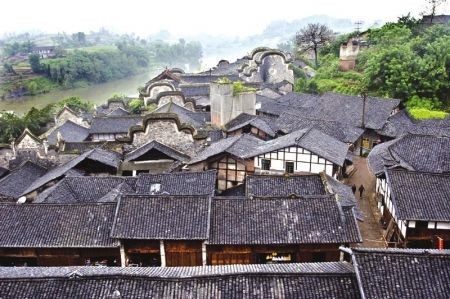 仙市古鎮 釜溪河畔的絕美水墨畫卷(組圖)
