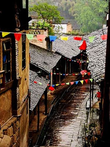 塘河古鎮 青山綠水的溫柔