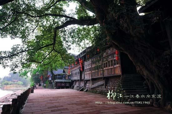清晨的柳江