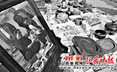 張蘭古鎮裡 古玩交易火（圖）