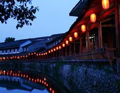 浙江永嘉縣巖頭古村